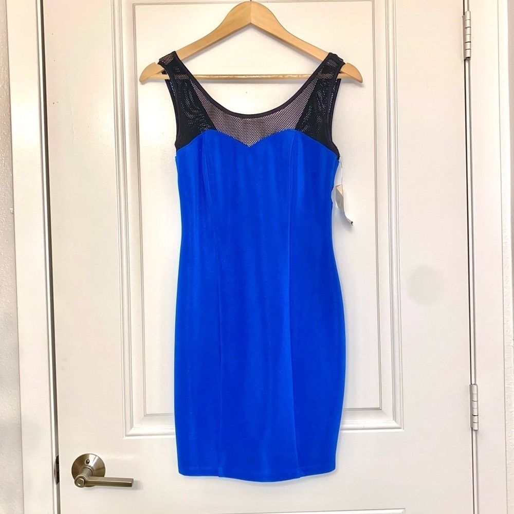 NWT Elegant Blue Sleeveless Dress